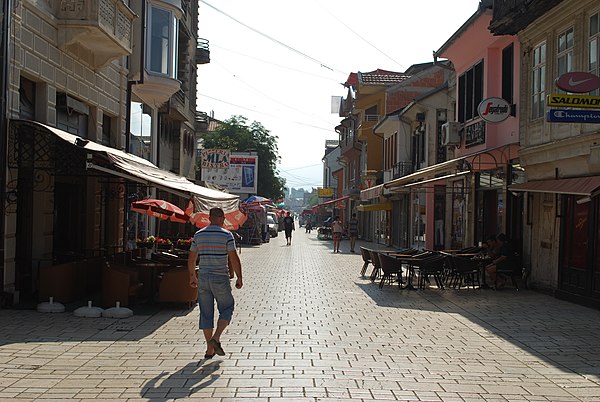 Old boulevard of Struga.