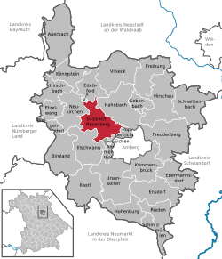 Розташування Зульцбах-Розенберг