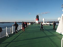 The sun deck of MS Mariella. Sun deck of Viking Mariella.jpg