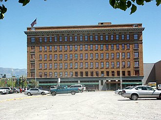 The Second Street facade (west side) of the Sunshine Building Sunshine Building Albuquerque 2.jpg