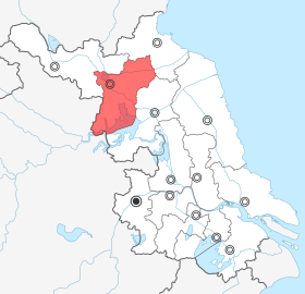Localisation de Suqian