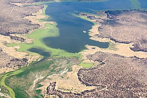 Swakoppforte Dam from a bird's eye view (2017)