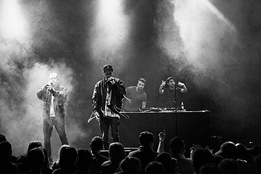 TRXD performing with Skinny Days TRXD performing at byLarm 2017.jpg