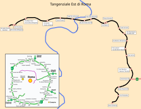 Image illustrative de l’article Périphérique Est de Rome