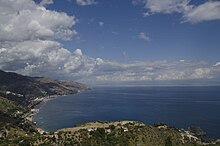 La costa di Taormina