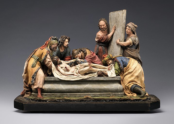 Baroque - The Entombment of Christ, by Luisa Roldán, 1700-1701, polychrome terracotta, Metropolitan Museum of Art, New York City