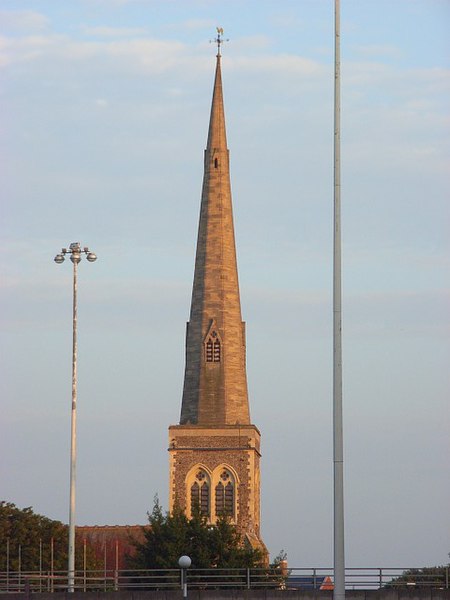 File:The spire, St Giles's, Reading - geograph.org.uk - 539027.jpg