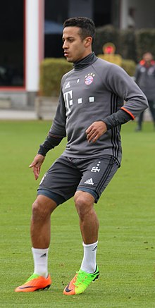 Thiago Müncheni Bayerniga 2017. aastal