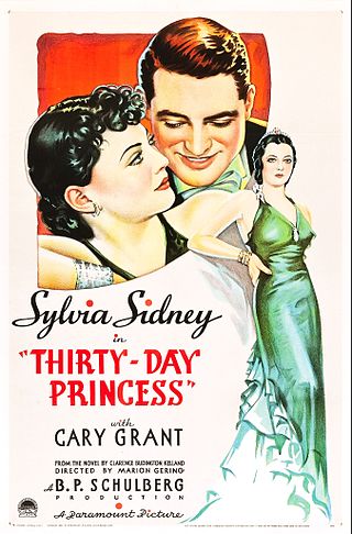 <i>Thirty-Day Princess</i> 1934 film by Marion Gering