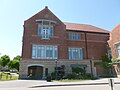 The east side of the CBT section of the Thomas Crane Public Library. Located at 40 Washington Street, Quincy, Massachusetts.