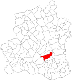 Location of Țigănești