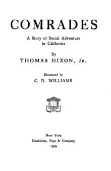 Title Page of Comrades by Dixon.png