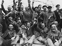Polish prisoners at Dachau