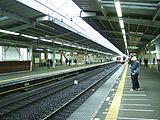 東急あざみ野駅ホーム（2008年3月28日）