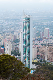 Torre Lúgano Residential building in Benidorm, Spain