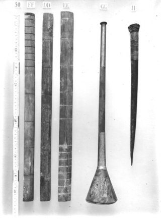 <span class="mw-page-title-main">Tutankhamun's trumpets</span> Pair of the oldest operational trumpets