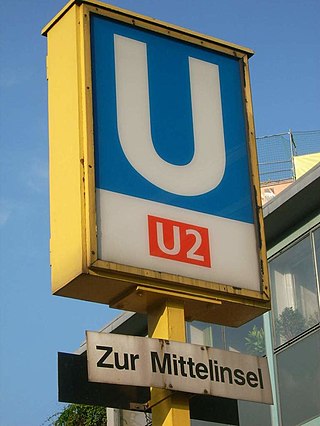 <span class="mw-page-title-main">U2 (Berlin U-Bahn)</span> Underground line in Berlin