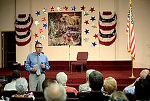 Matt Salmon speaking at a town hall hosted by the American Academy for Constitutional Education in Mesa, Arizona, in 2014 U.S. Congressman Matt Salmon speaking at a town hall hosted by the American Academy for Constitutional Education in Mesa, Arizona in 2014.jpg