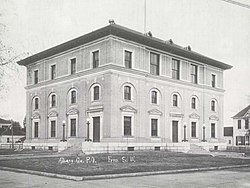 Bureau de poste et palais de justice des États-Unis (nd, ca.1912), Albany (comté de Dougherty, Géorgie) .jpg