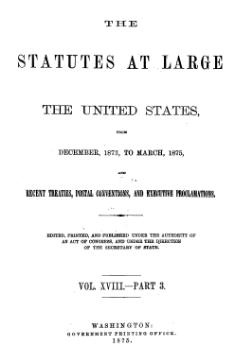 United States Statutes at Large Volume 18 Part 3.djvu