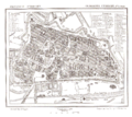 Kaart van de stad Utrecht in vermoedelijk 1865
