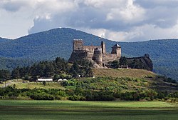 Mittelalterliche Burg Boldogkő, in der Nähe des Dorfes