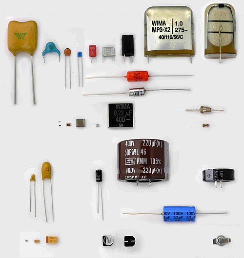 Some different capacitors for electronic equipment
