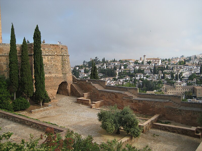 File:View of Albaicín from Alhambra, Granada (2008) by shakko.jpg