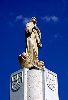 St. Mary column in Dili Virgin Mary Statue, Dili, East Timor (310331885).jpg