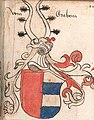 Wappen von Andreas von Graben sowie der Linien zu Sommeregg und Zum Stein