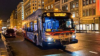 <span class="mw-page-title-main">Mount Pleasant Line</span> Daily bus route in Washington, D.C., USA