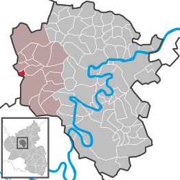 Kaart van Wagenhausen