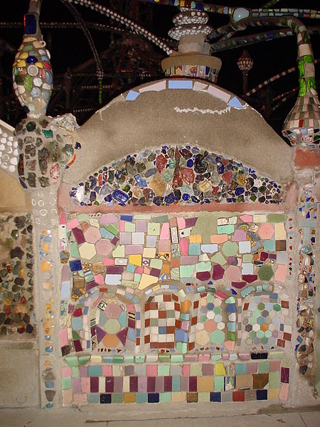 File:Watts Towers mosaic detail.jpg