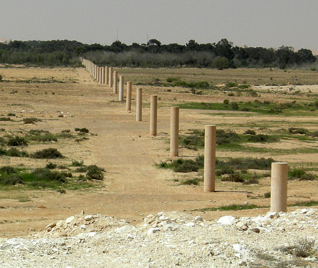 "Way of Peace" constructed 1996–2000 between Israel and Egypt