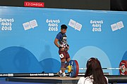 Deutsch: Gewichtheben bei den Olympischen Jugendspielen 2018; Tag 2, 10. Oktober 2018; Jungen 62 kg English: Weightlifting at the 2018 Summer Youth Olympics at 8 October 2018 – Boys' 62 kg