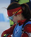 Čeština: Wen Jing na Světovém poháru v biatlonu v Novém Městě na Moravě 2023 English: Biathlon World Cup in Nové Město na Moravě 2023 – Wen Ying.