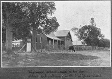 Westwood School, claimed to be the oldest schoolhouse in Central Queensland, 1930