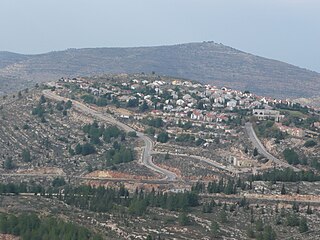 <span class="mw-page-title-main">Eli, Mateh Binyamin</span> Israeli settlement in the West Bank