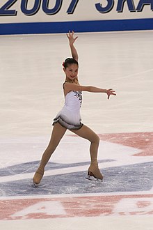 Zhang at the 2007 Skate America. Zhang 2007 Skate America.jpg