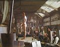 Pintura Bouguereau's Atelier de Jefferson David Chalfant na Academia Julian