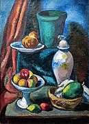 Nature morte au compotier (Still life with fruit bowl) by Manuel Ortiz de Zarate