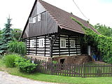 Čeština: Roubenka v České Proseči. Okres Jičín, Česká republika. English: Log cabin in Česká Proseč village, Jičín District, Czech Republic.