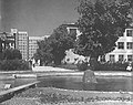 БДУ. Сквер і фантан. Універсітэцкі гарадок, 1930-я (02).jpg