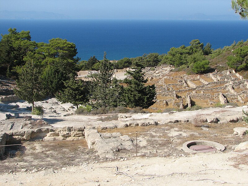 File:Камеирос древнегреческий город на острове Родос.jpg