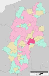 茅野市位置図