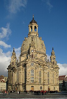 Dresden Frauenkirche Lutheran church in Dresden, Germany