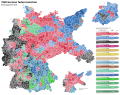 Results of the 1928 German federal election by administrative district.