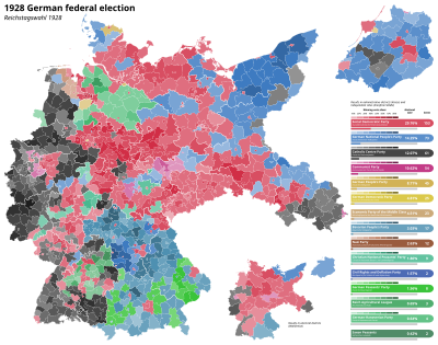 1928 German federal election by District.svg