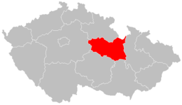 Region de Pardubice - Localizazion