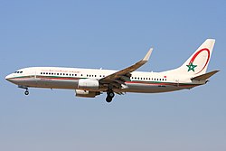 Un avion de la compagnie Royal Air Maroc